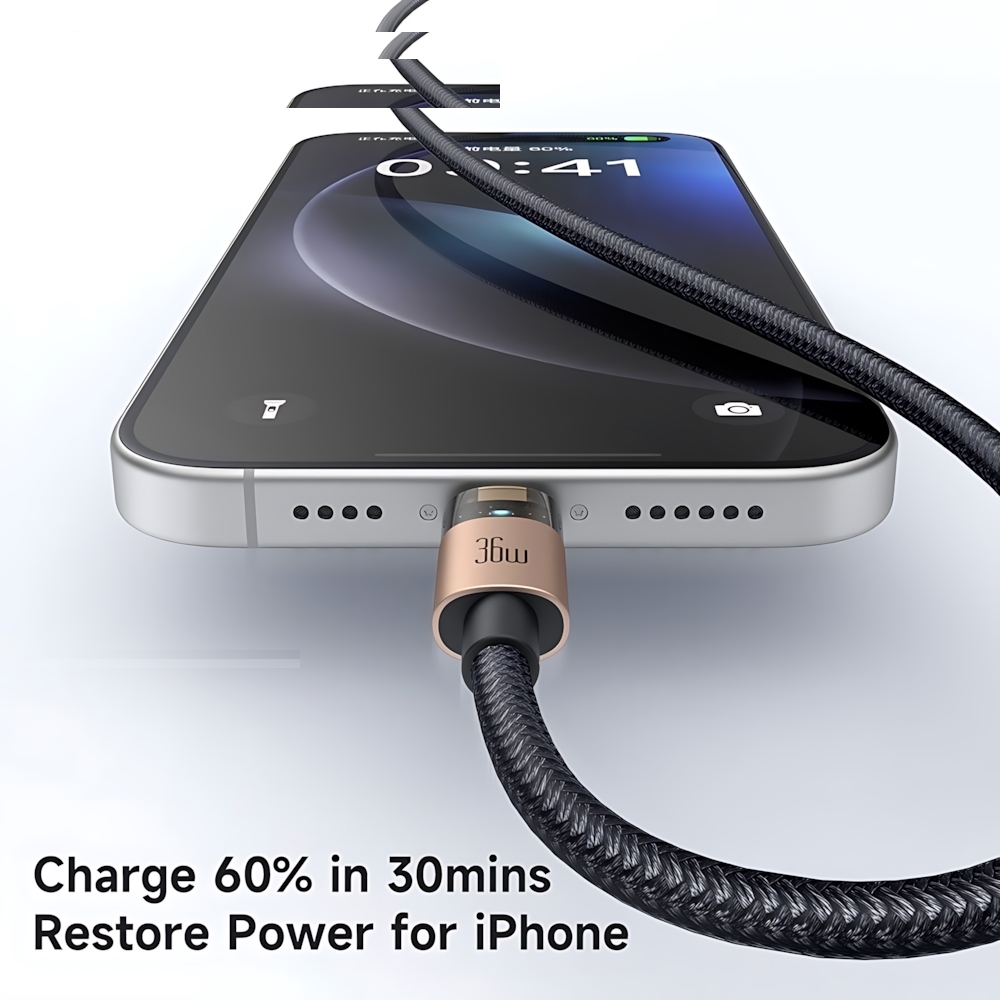کابل تبدیل USB-C به لایتنینگ مک دودو مدل CA-694 طول 1.2 متر