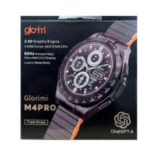 ساعت هوشمند 42 میلی متی گلوریمی مدل MOS FACTRE M4 PRO MODERN با بند سیلیکونی