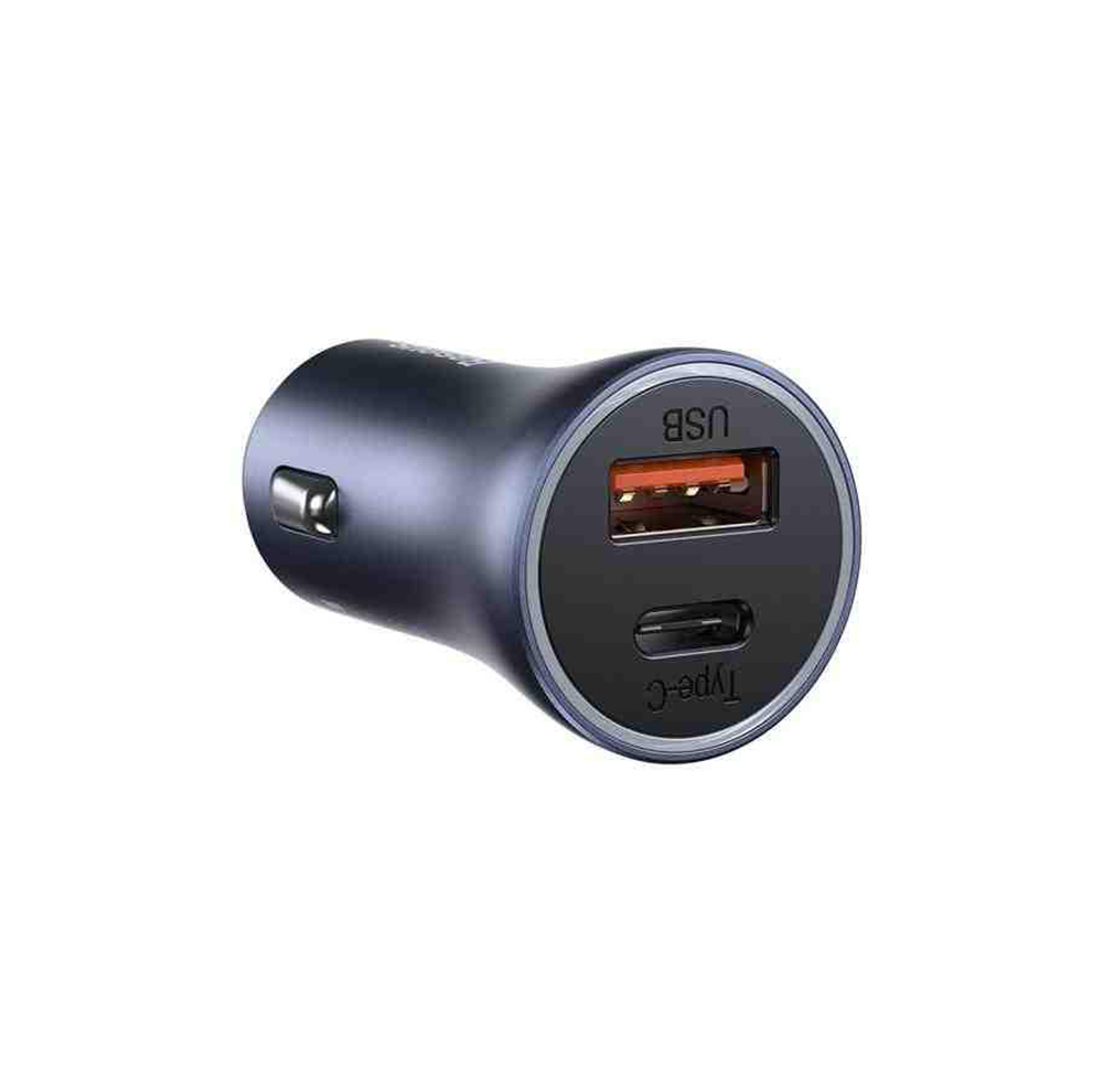شارژر فندکی باسئوس مدل tzccjd-0g به همراه کابل تبدیل USB-C