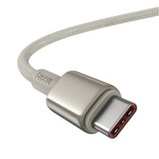 کابل تبدیل USB-C بیسوس مدل Tungsten Gold (100W) طول 2 متر