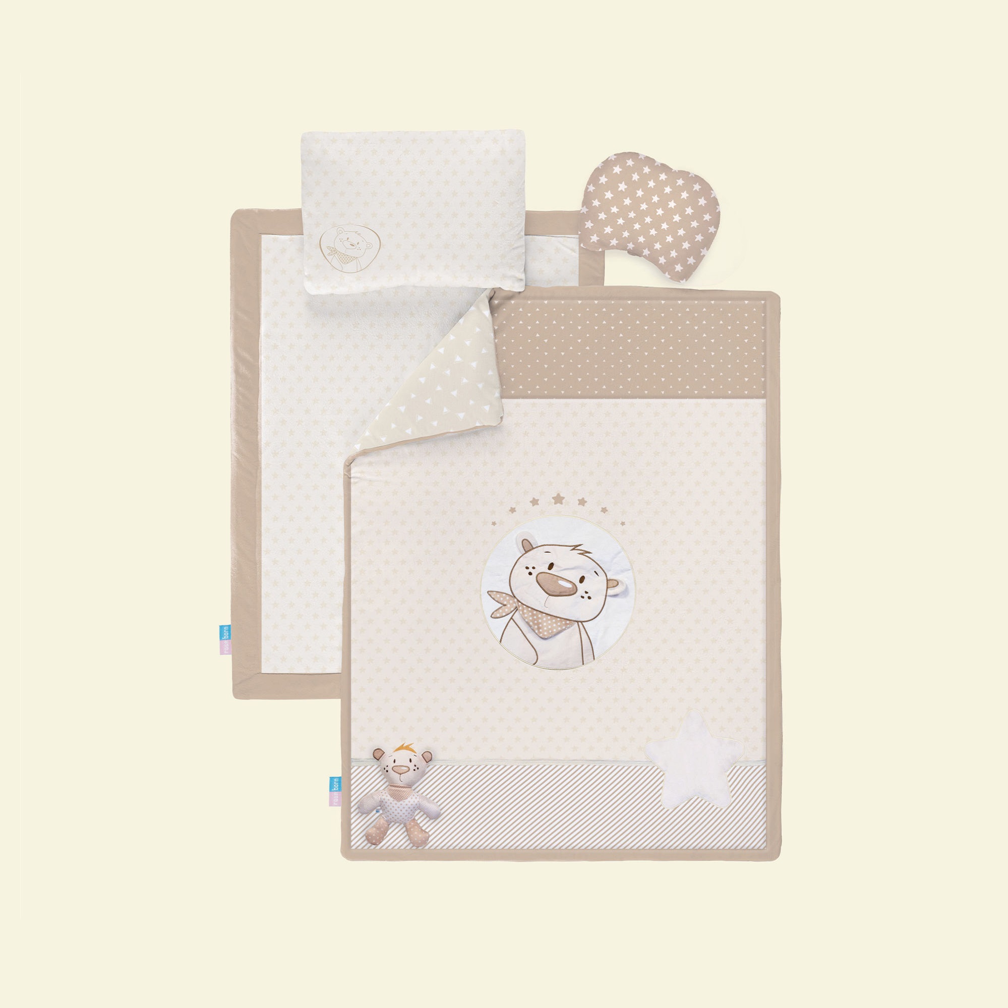 سرویس خواب 4 تکه کودک رزبورن مدل TEDDYBEAR
