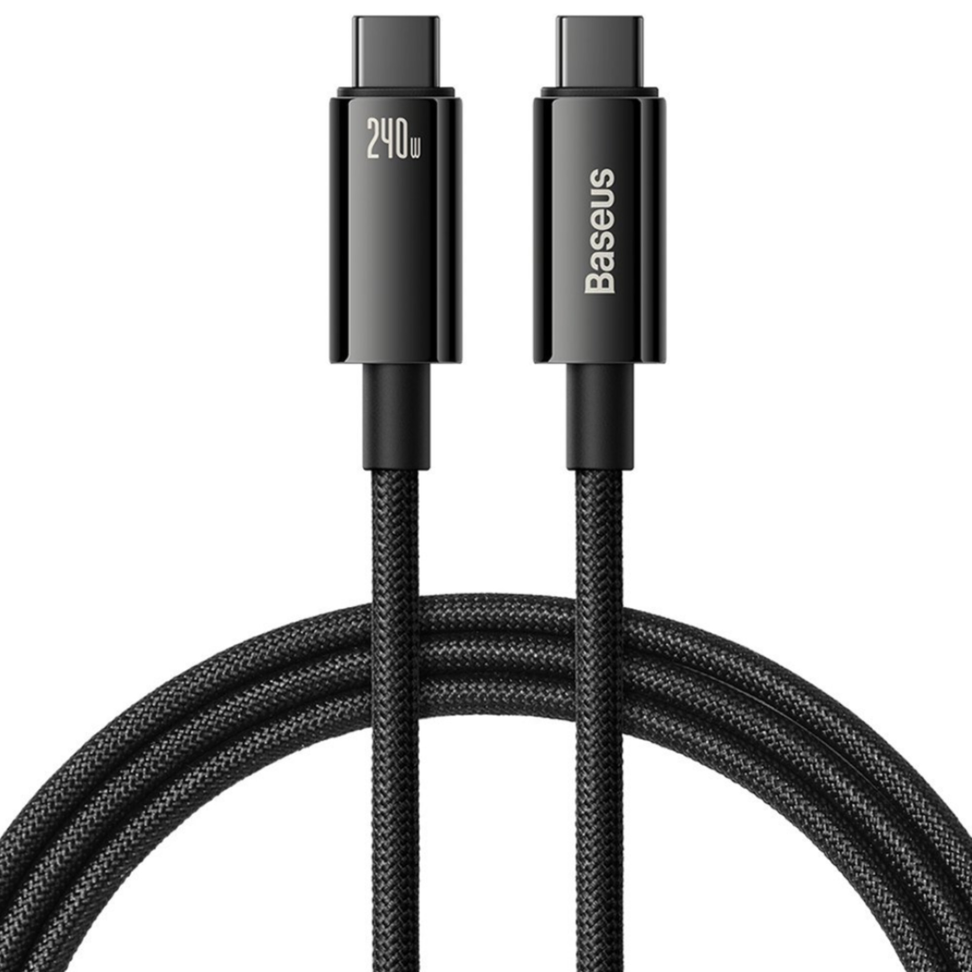 کابل تبدیل USB-C باسئوس مدل (TUNGSTEN GOLD  (240W طول 2 متر