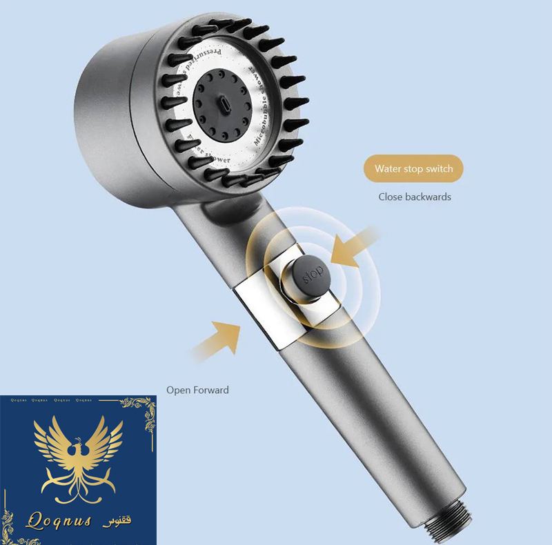 سردوش حمام ققنوس مدل Turbo-Massage لوکس