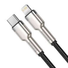 کابل تبدیل USB-C به لایتنینگ باسئوس مدل Cafule Metal 20W طول 1 متر