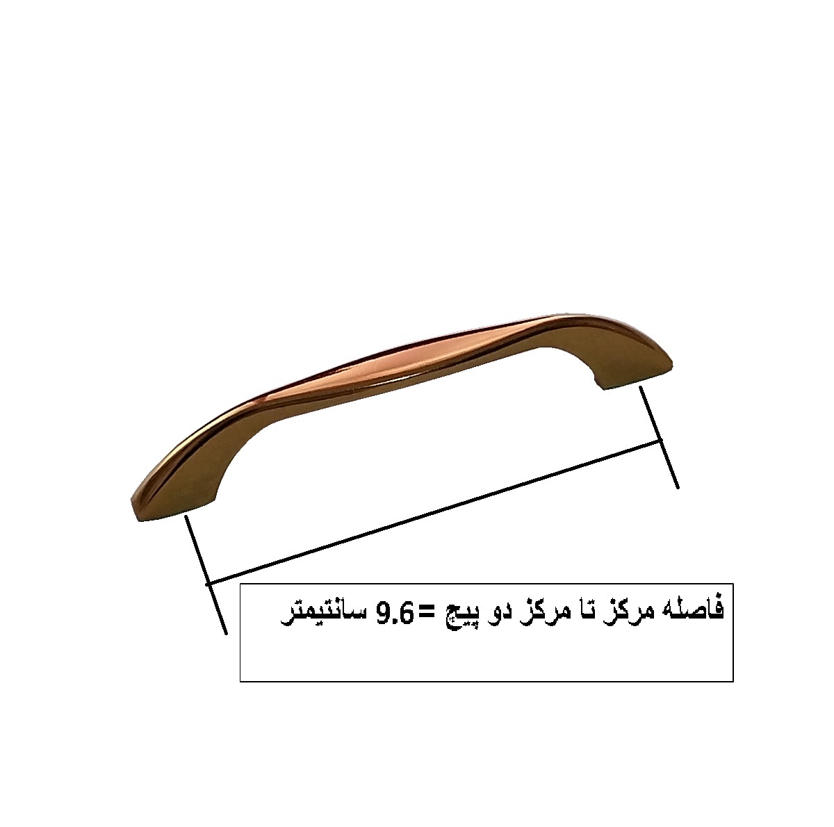 دستگیره کابینت و کمد مدل ch96 بسته 10 عددی