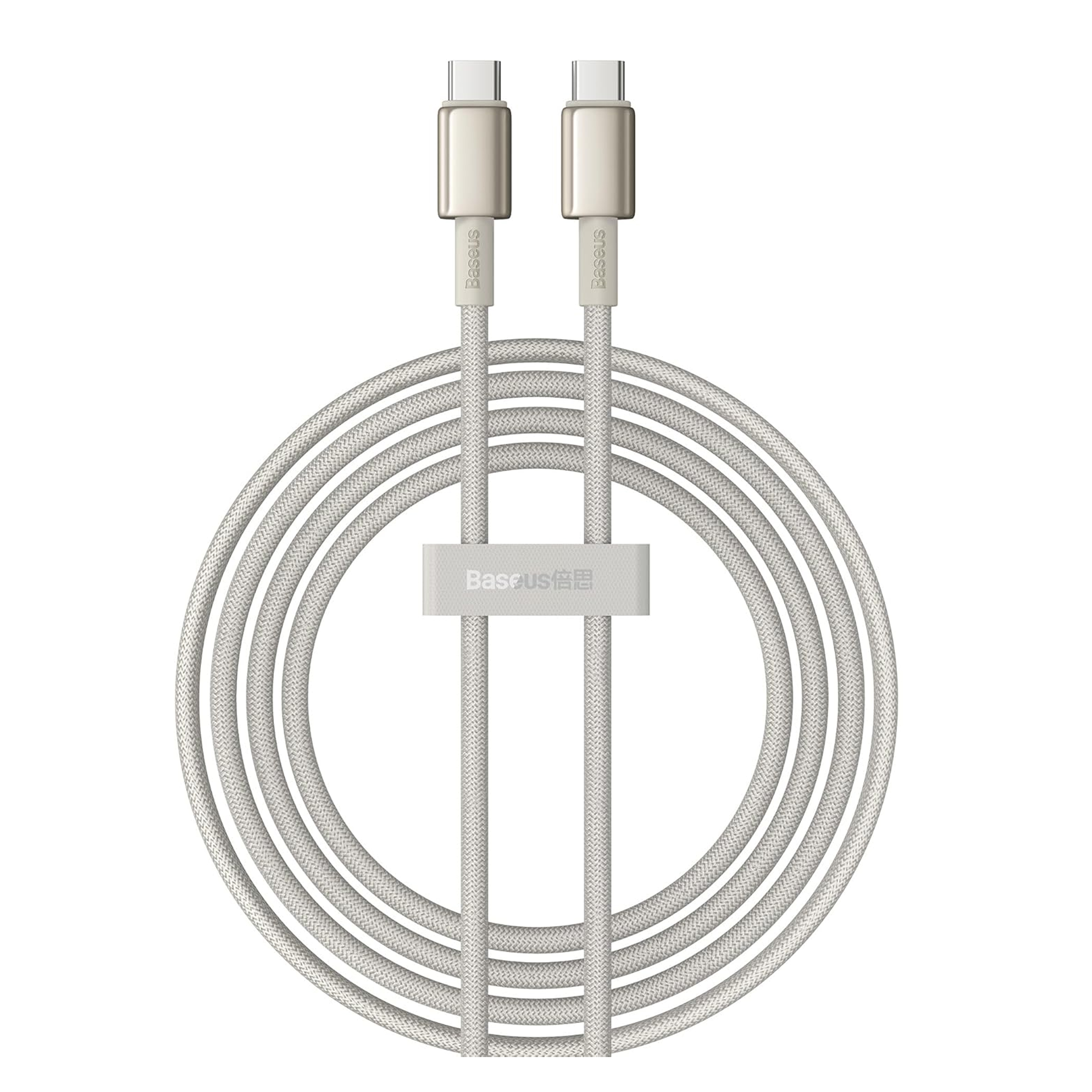 کابل تبدیل USB-C بیسوس مدل Tungsten Gold (100W) طول 2 متر
