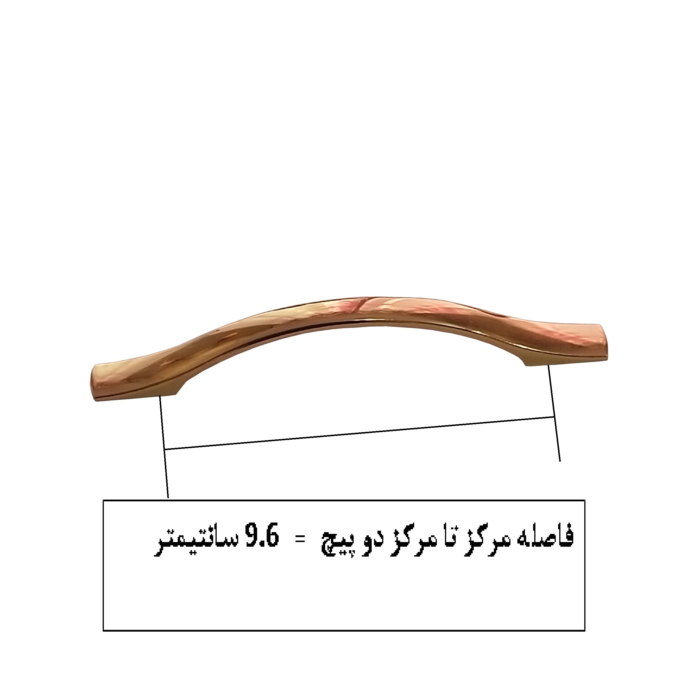 دستگیره کابینت و کمد مدل SDN96 بسته 10 عددی