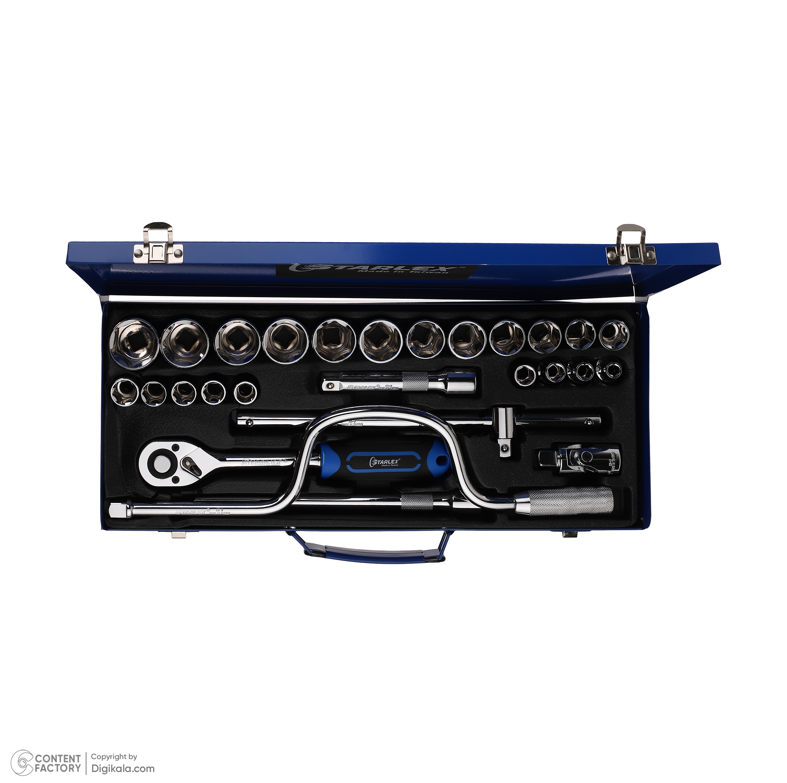 آچار بکس استارلکس مدل SLHO-29S27120C مجموعه 27 عددی
