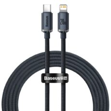 کابل تبدیل USB-C به لایتنینگ باسئوس مدل Crystal Shine Series طول 1.2 متر
