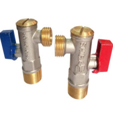 شیر پیسوار شیبا مدل 1/2×3/8 مجموعه دو عددی