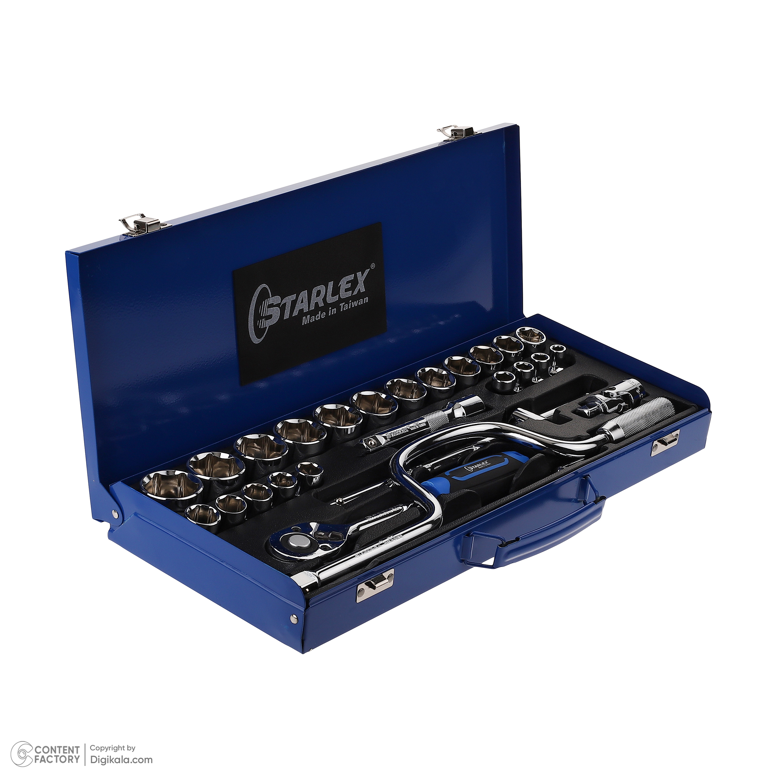 آچار بکس استارلکس مدل SLHO-29S27120C مجموعه 27 عددی