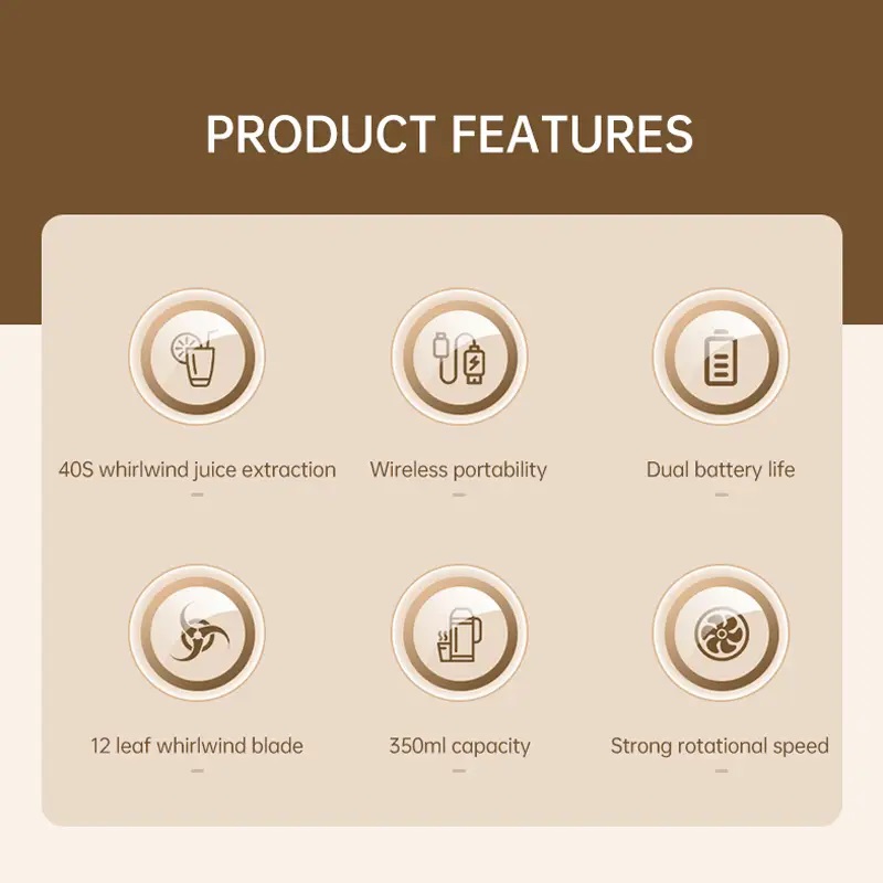شیکر شارژی مدل HEPU HP-R01 گنجایش 0.35 لیتر