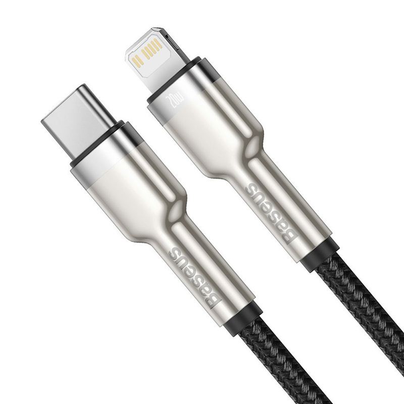 کابل تبدیل USB-C به لایتنینگ باسئوس مدل CAJK-B01 20W طول 2 متر