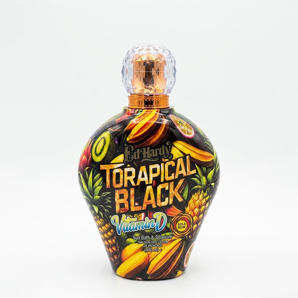لوسیون سولاریوم ادهاردی مدل Torapical black حجم 400 میلی لیتر