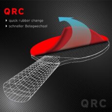 راکت پینگ‌پنگ تهاجمی 5 لایه دونیک مدل Carbotec 900 کد 26