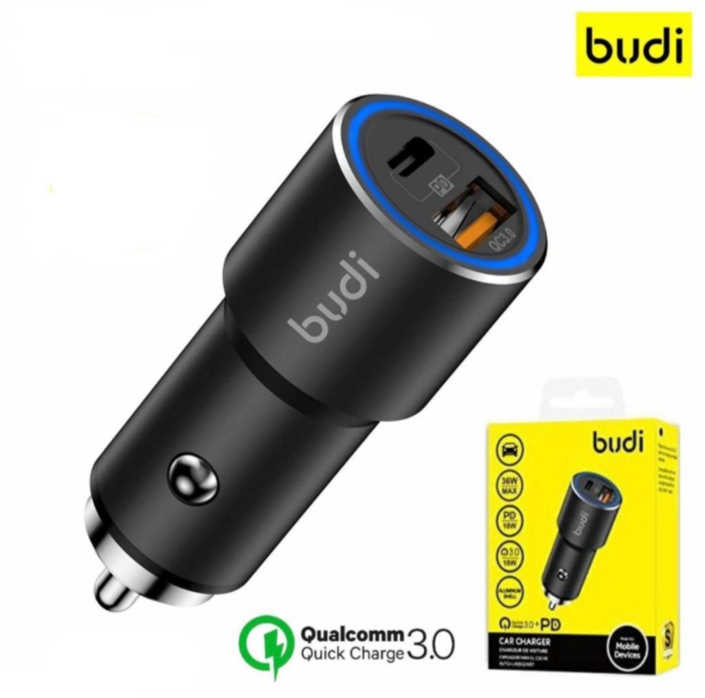 شارژر فندکی بودی مدل Bd-12 به همراه کابل تبدیل USB-C