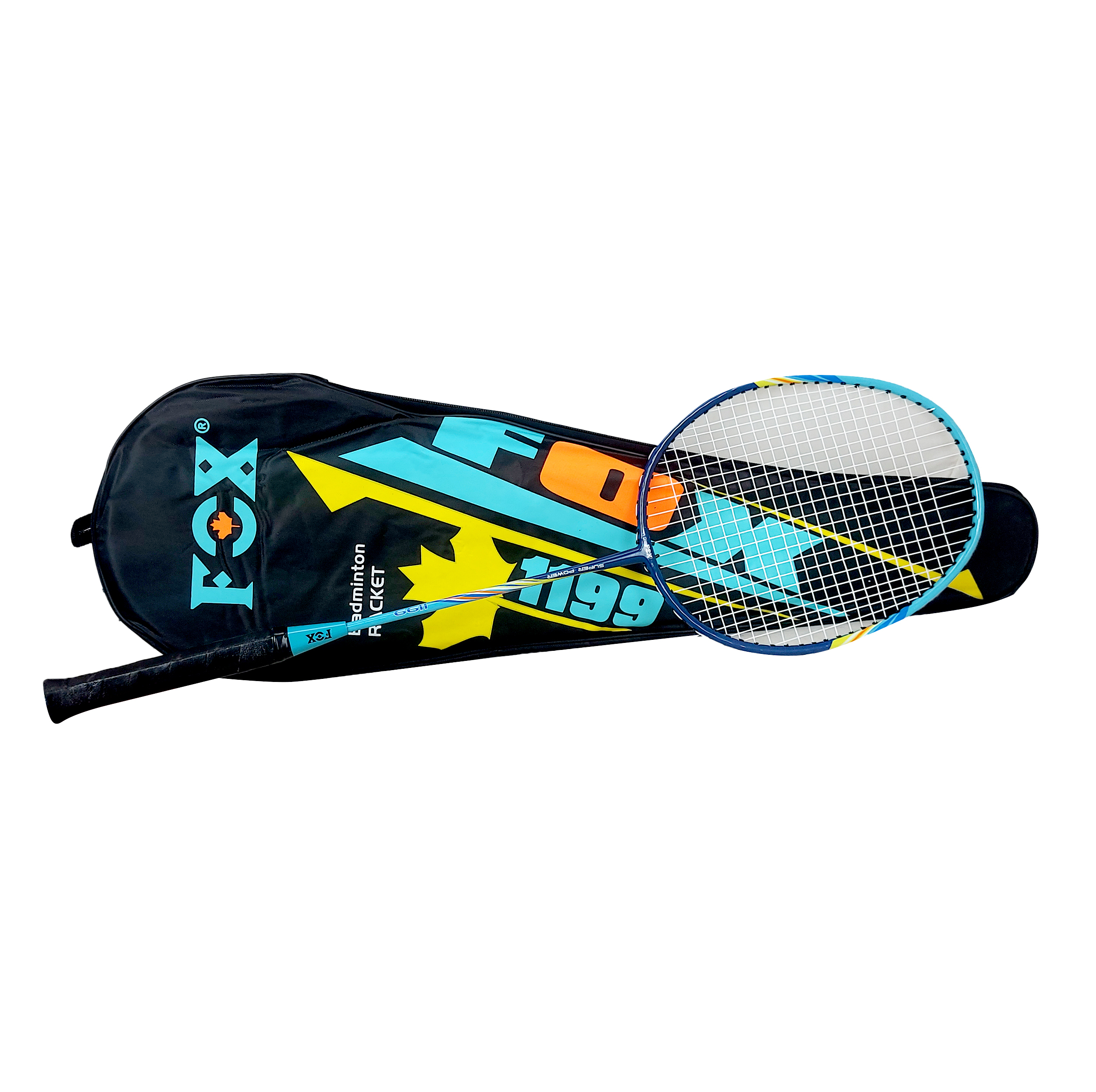 راکت بدمینتون مدل Super power کد 1199 بسته 2 عددی
