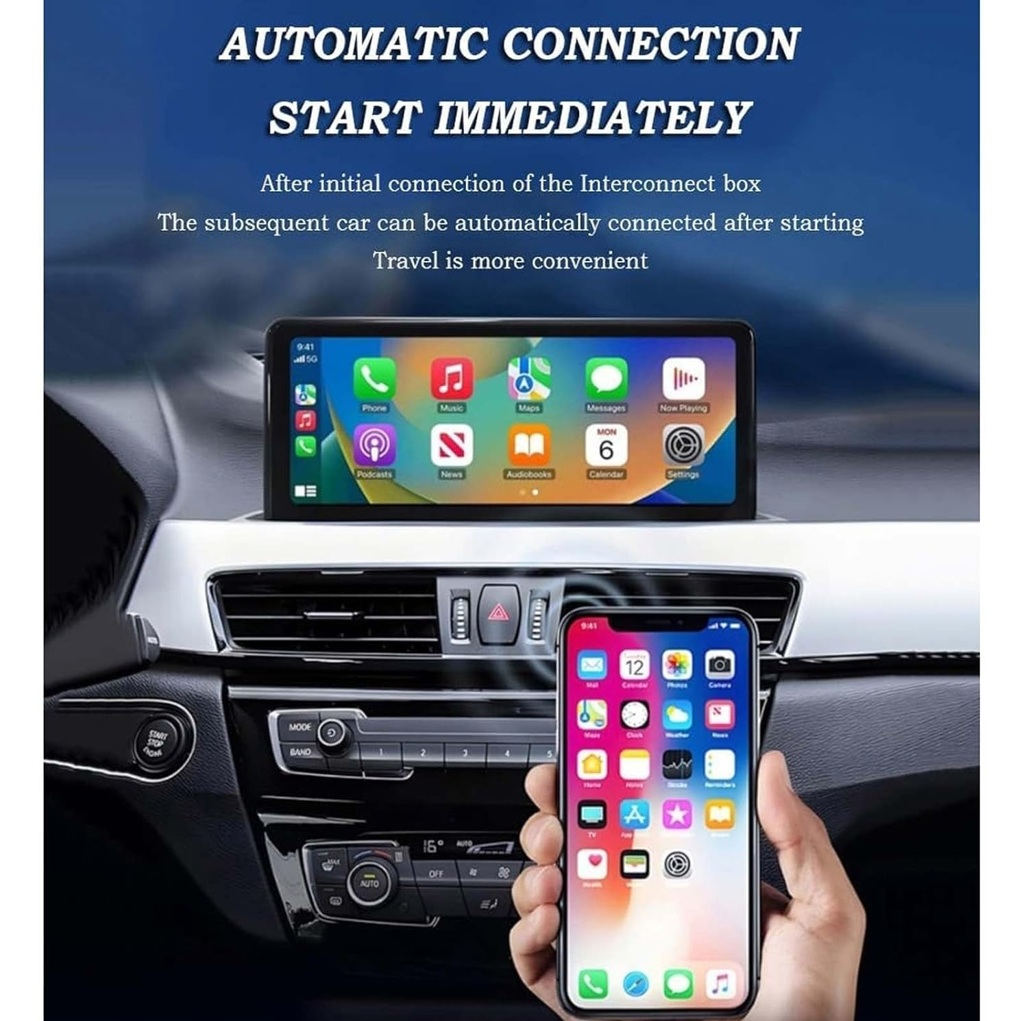 کارپلی و اندروید اتو مدل 2in1 Carplay/Android Auto k2