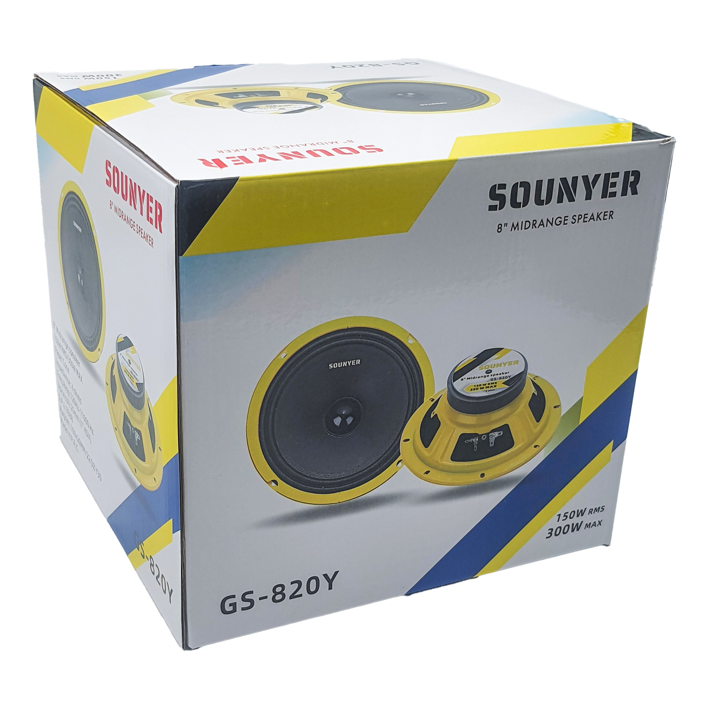 میدرنج پشت خودرو سونیر مدل GS-820 Y سایز 8 اینچ بسته دو عددی
