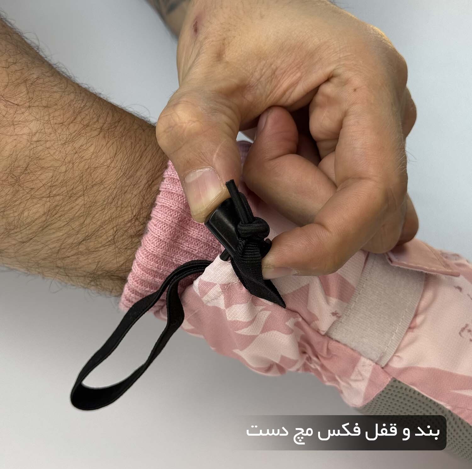دستکش اسکی اسکینگ مدل دو پوش کد 1967 مناسب برای خانمها