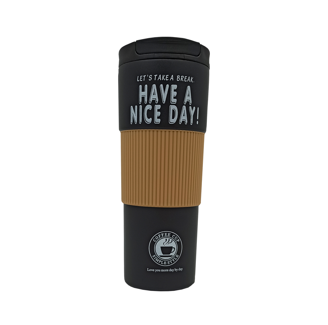 ماگ سفری مدل Have nice day 1728 گنجایش 0.500 لیتر