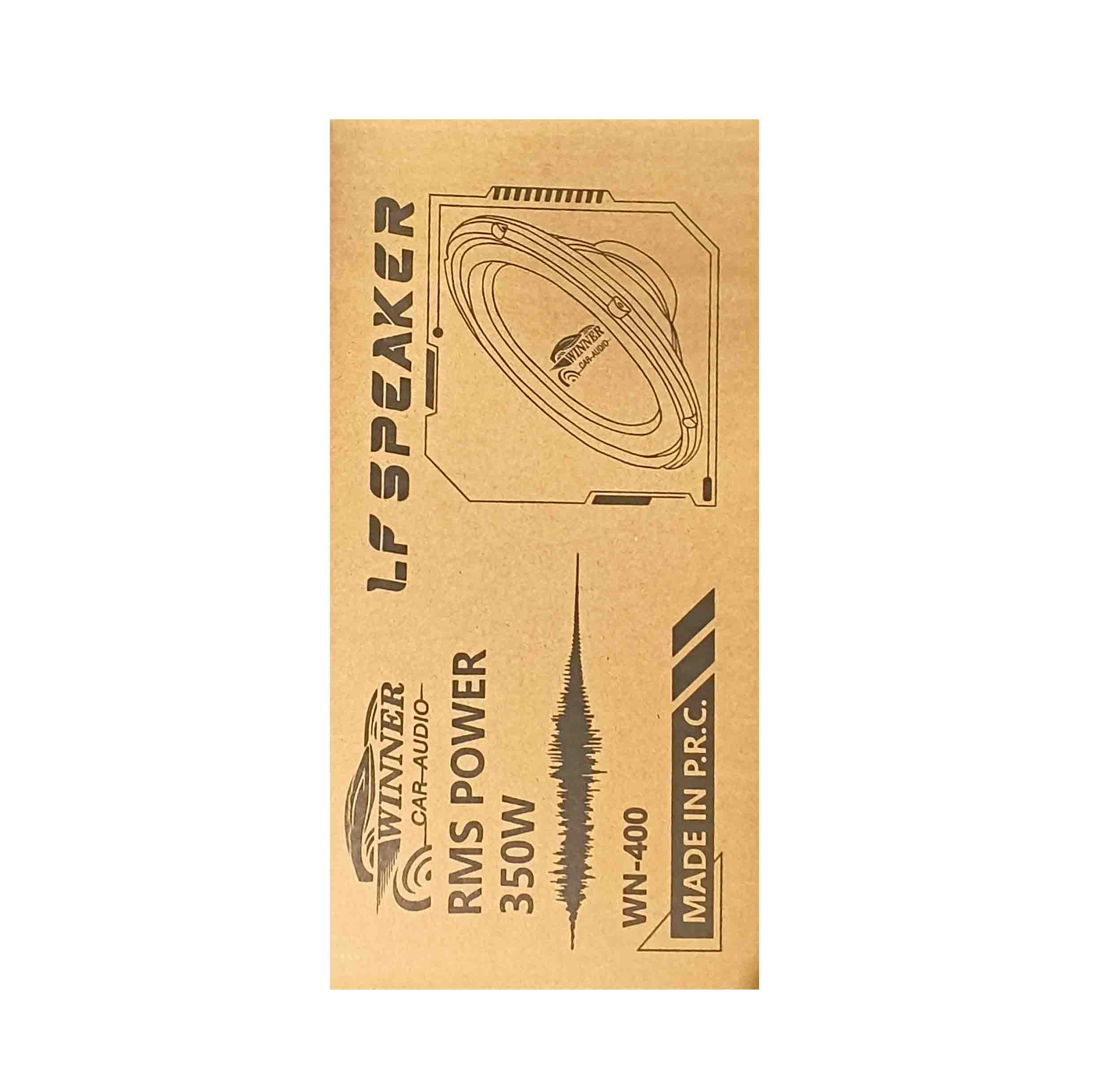 ساب ووفر پشت خودرو وینر مدل WN-400 سایز 12 اینچ