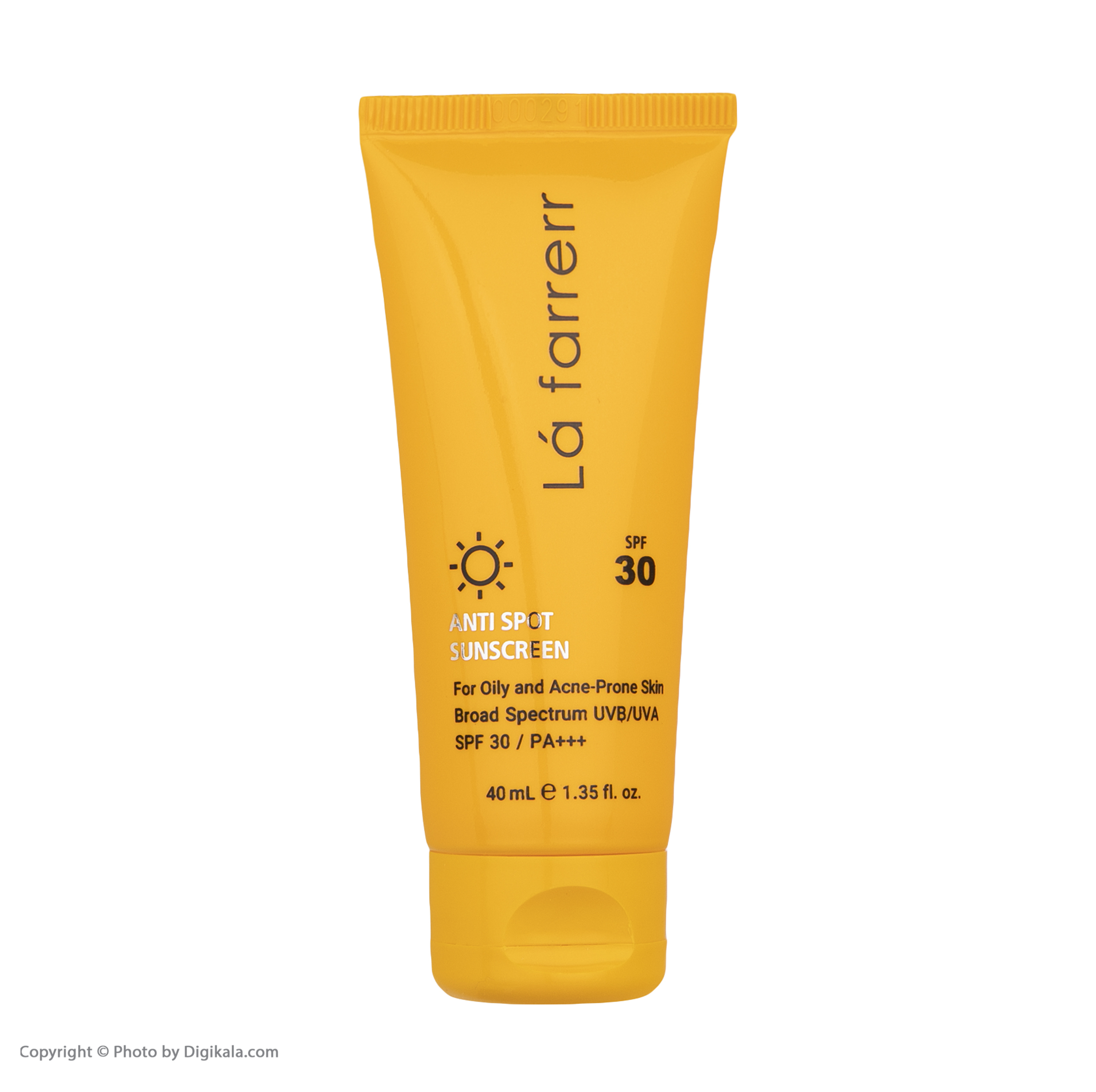 کرم ضدآفتاب و ضدلک بیرنگ لافارر مدل SPF30، مناسب پوستهای چرب، حجم 40 میلیلیتر