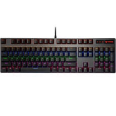 کیبورد مخصوص بازی مکانیکی رپو مدل V500PRO، مکانیکال سوییچ آبی، Full size، نورپردازی RGB