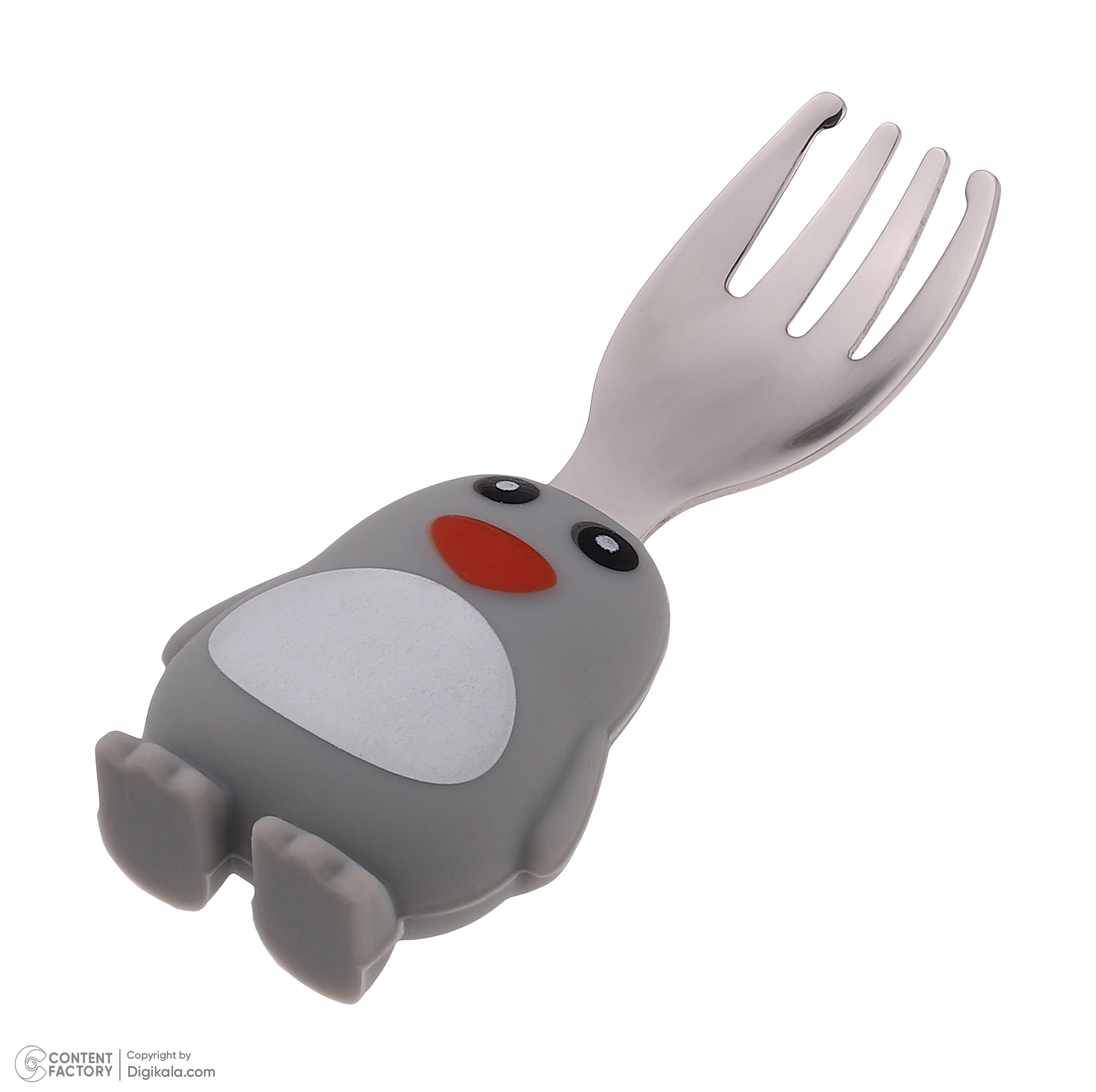 قاشق و چنگال کودک مدل Penguin بسته 2 عددی