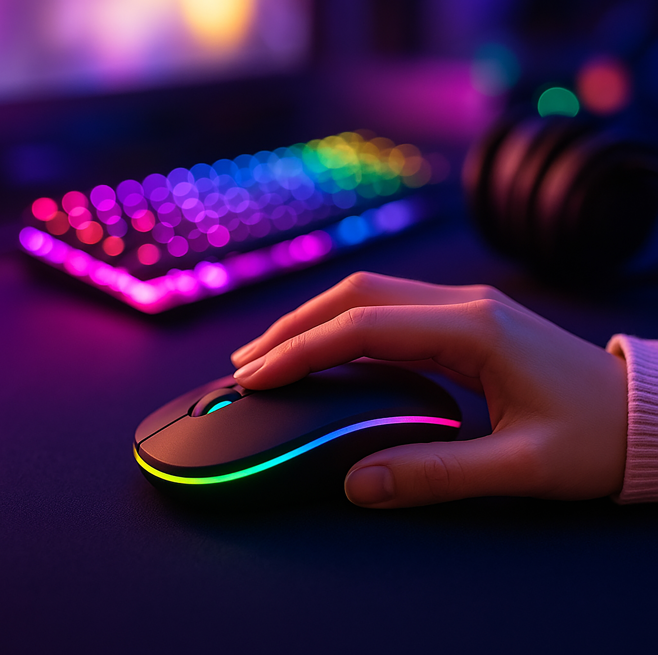 ماوس بی سیم مدل Silent RGB