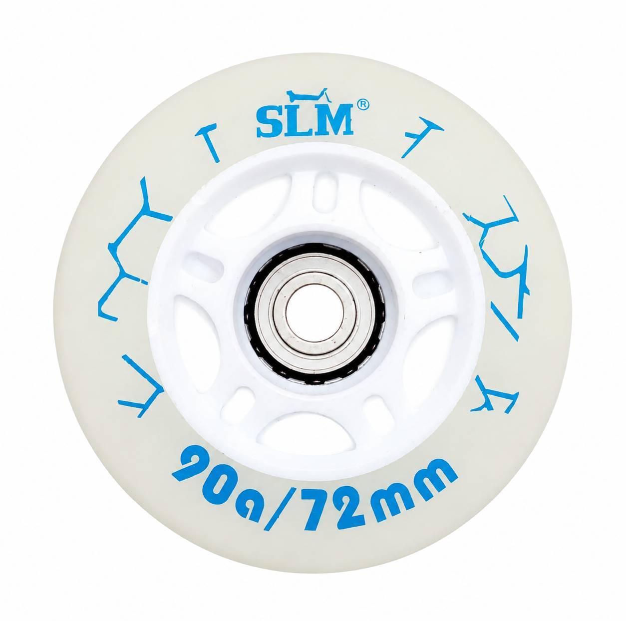 چرخ اسکیت مدل LED72 به همراه بوش و بلبرینگ