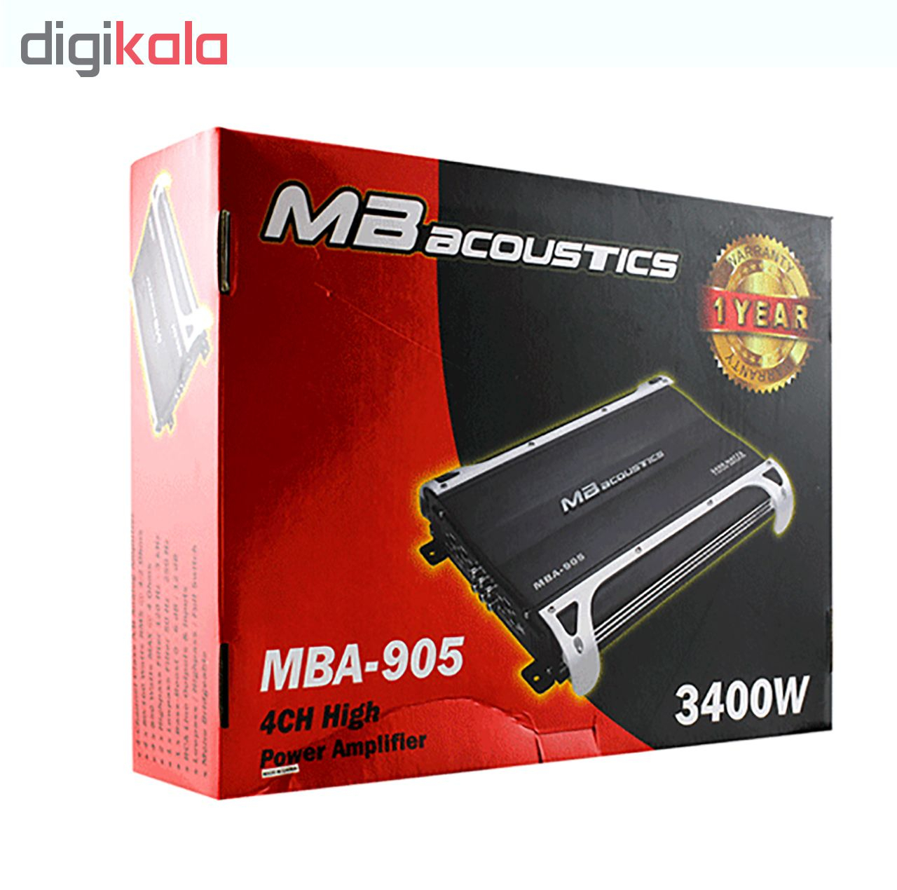 آمپلی فایر خودرو ام بی آکوستیکس مدل MBA-905