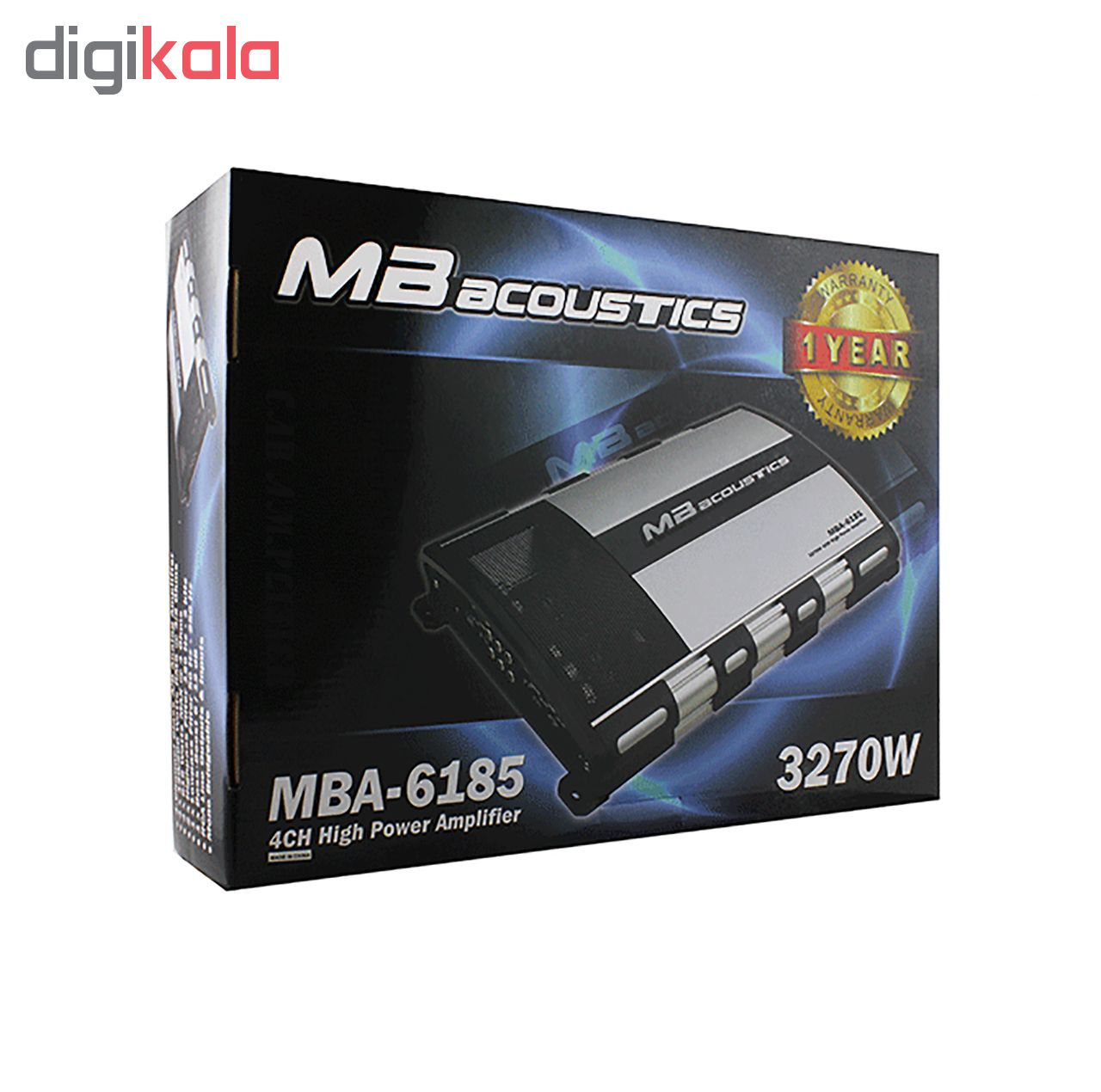 آمپلی فایر خودرو ام بی آکوستیکس مدل MBA-6185