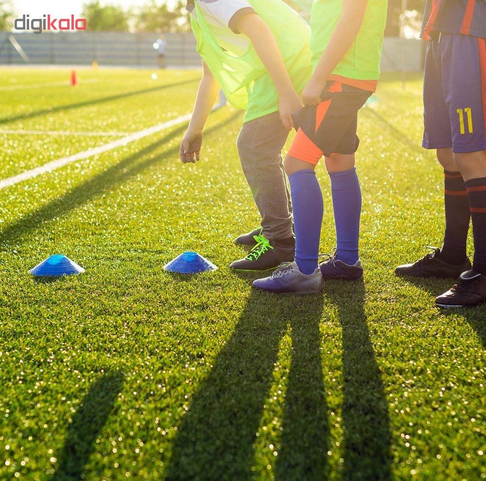 مانع تمرین مدل Training Cones 2019 در 4 رنگ مجموعه 20 عددی به همراه پایه نگهدارنده