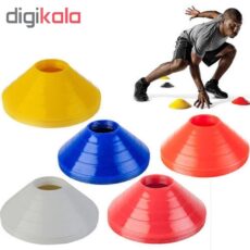 مانع تمرین مدل Training Cones 2019 در 4 رنگ مجموعه 20 عددی به همراه پایه نگهدارنده