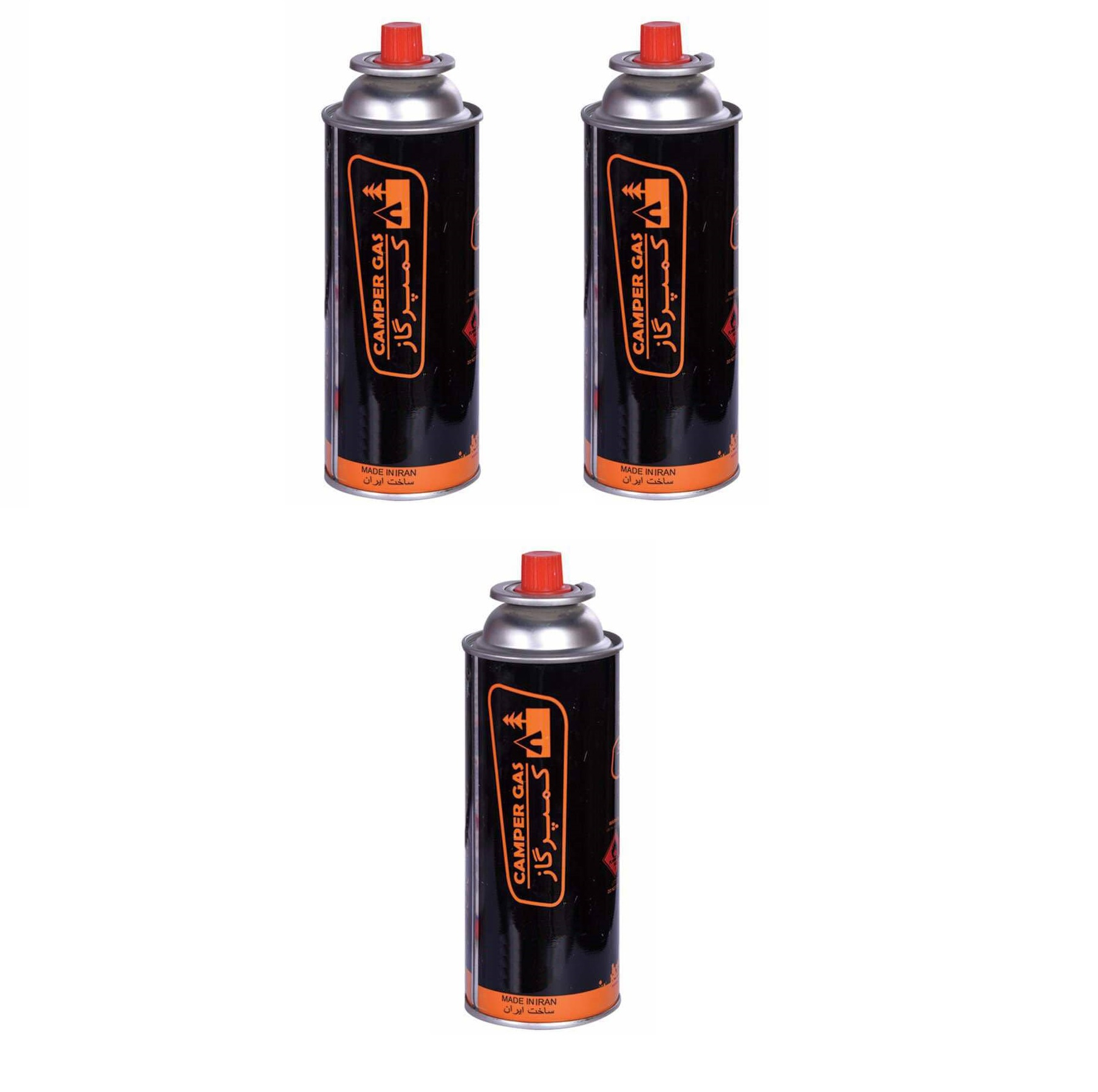 کپسول گاز 220 گرمی کمپرگاز مدل C220 بسته 3 عددی