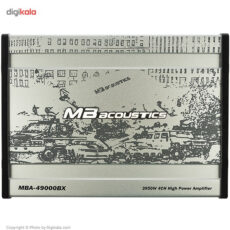 آمپلی فایر خودرو ام بی آکوستیکس مدل MBA-49000BX