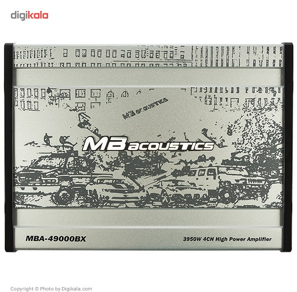 آمپلی فایر خودرو ام بی آکوستیکس مدل MBA-49000BX