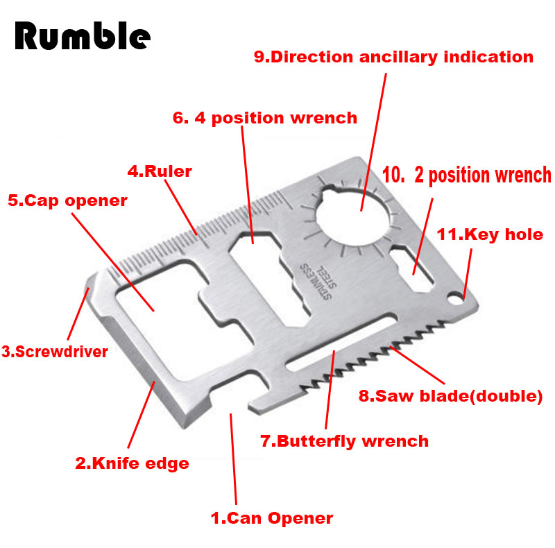 ابزار چند کاره سفری کد cm5552 بسته 2 عددی