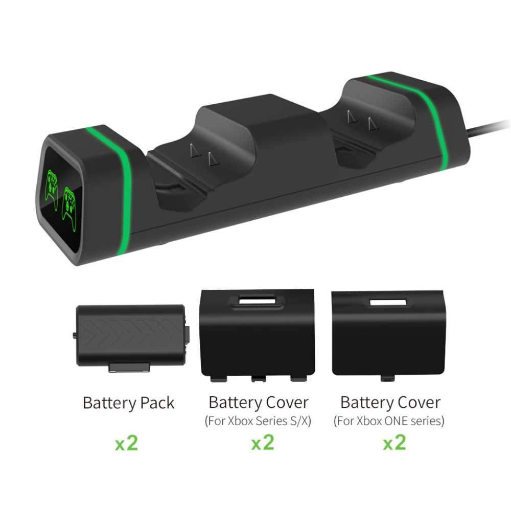 پایه شارژر دسته بازی ایکس باکس دابی مدل TYX-19006X مناسب برای Xbox Series X/S & One