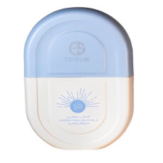 کرم ضد آفتاب بدون رنگ استلین، 50 SPF، مدل ultra light، مناسب انواع پوست و حجم 50 میلیلیتر، محافظت کننده در برابر اشعه UVA و UVB، بسیار سبک، +++ PA، آبرسان، ضد لک، با ماندگاری 2 ساعته