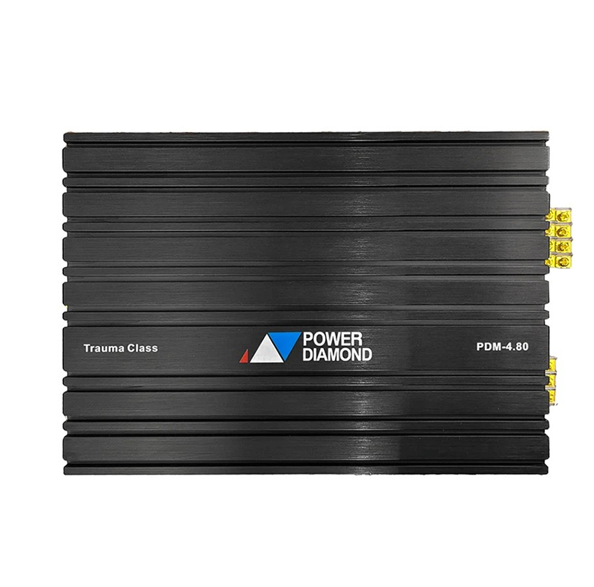آمپلی فایر خودرو 4 کانال پاور دیاموند مدل   Trauma-4.80  4*80 W RMS
