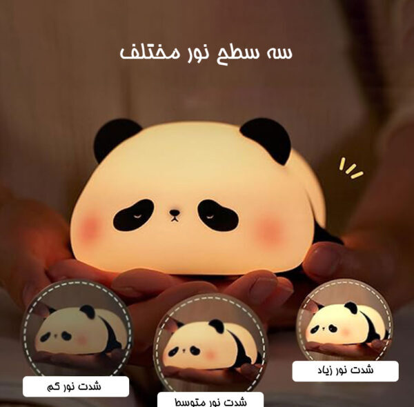 چراغ خواب کودک مدل سیلیکونی پاندا