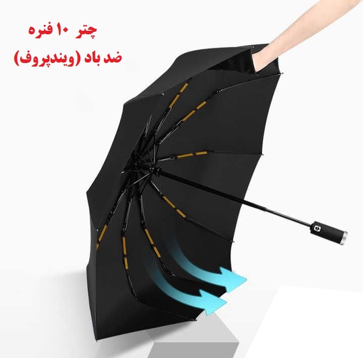 چتر مدل چراغ قوه دار شاهی