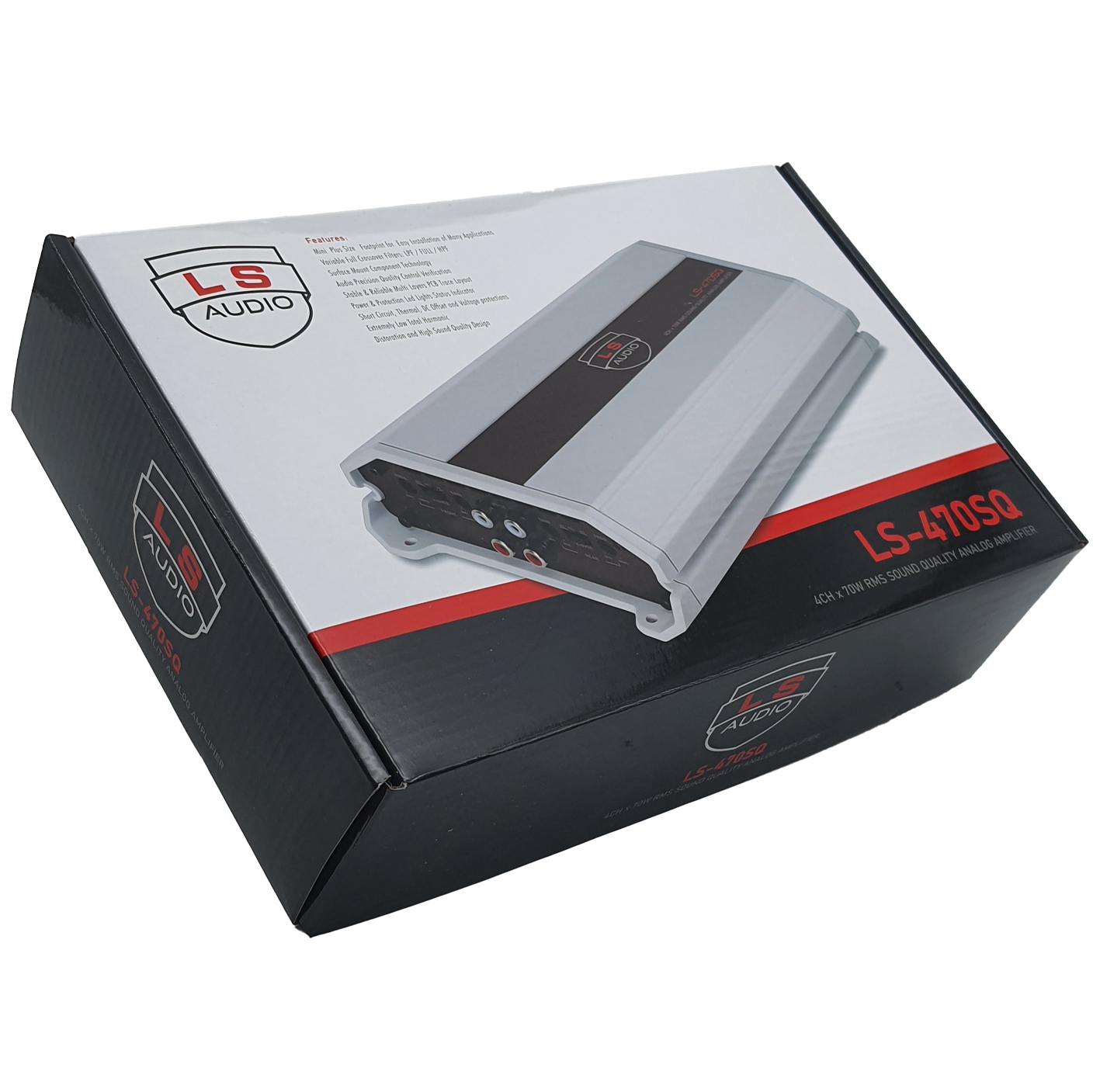 آمپلی فایر خودرو 4 کانال ال اس آدیو مدل LS-470 SQ