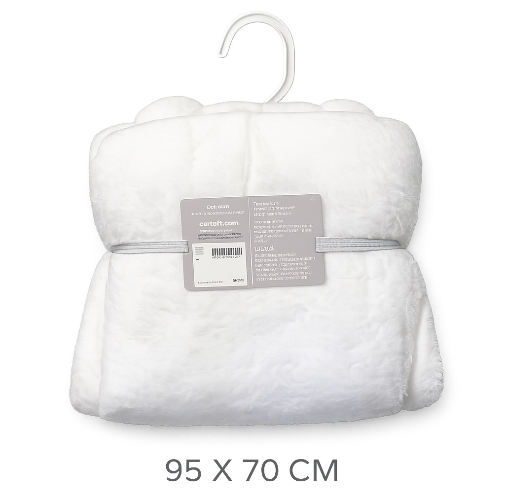 پتو نوزاد کارترز مدل BEAR-W ابعاد 95×70 سانتی متر