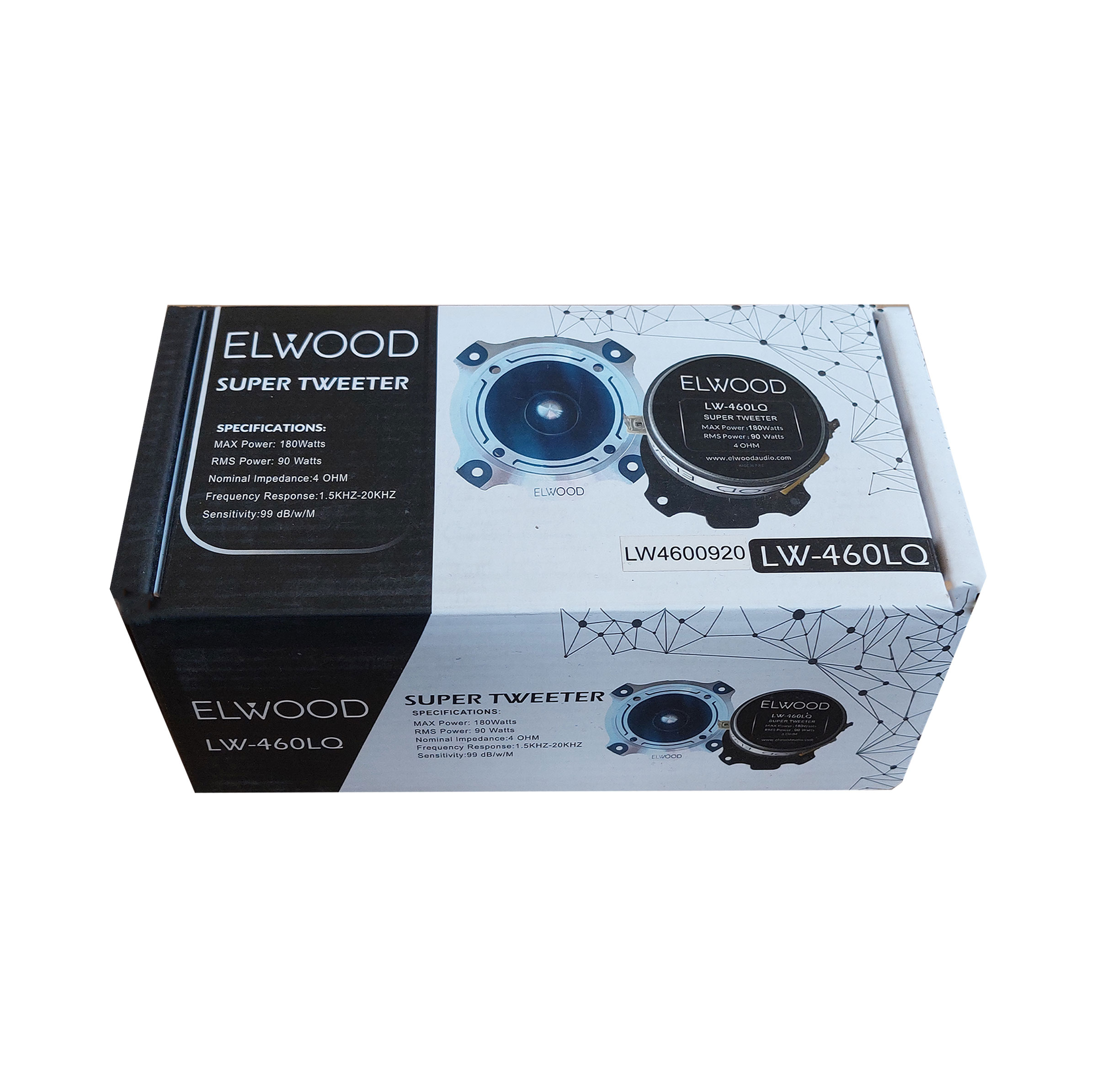 سوپر تیوتر پشت خودرو الوود مدل LW-460LQ سایز 3.5 اینچ بسته 2عددی
