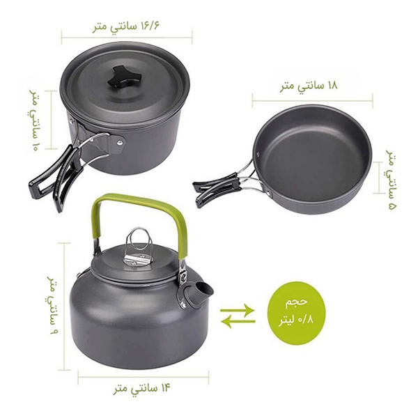 مجموعه ظروف سفری مدل DS-308 کد APP-157
