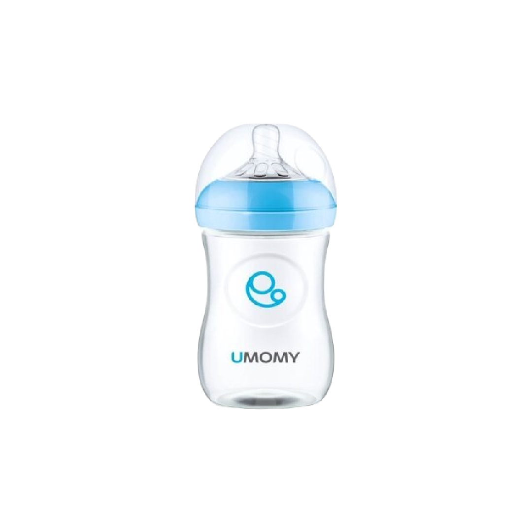 شیشه شیر یومامی مدل دهانه عریض پروپیلن گنجایش 260 میلی لیتر
