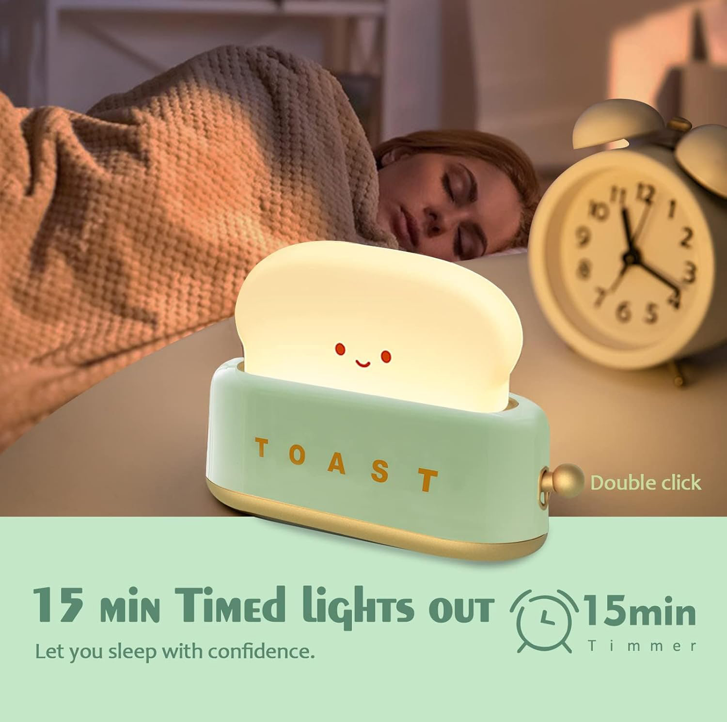 چراغ خواب کودک مدل TOAST